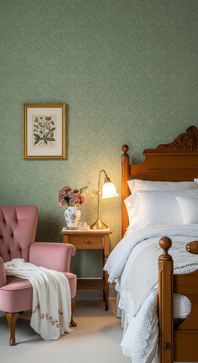 10 Sage Green and Pink Bedroom Ideas - Druckhaus Koenig