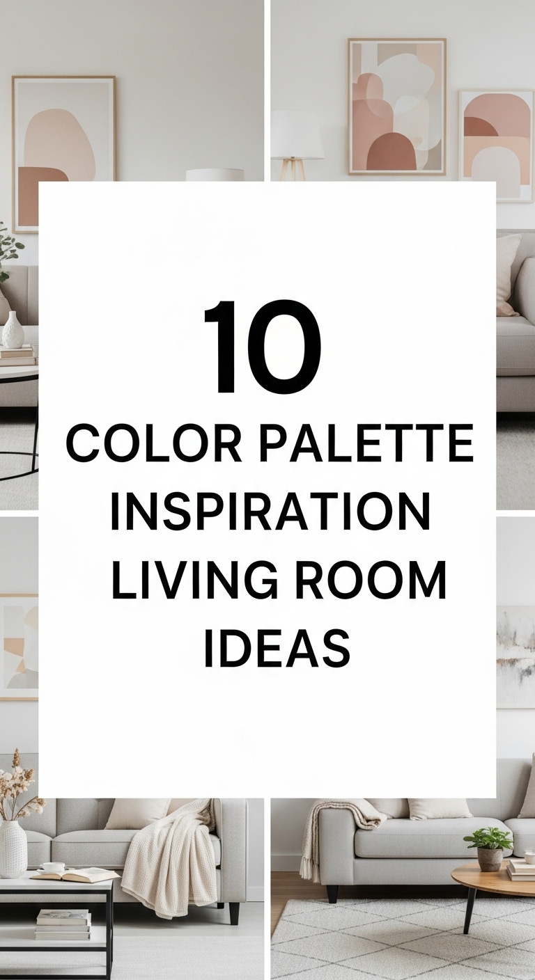 10 Color Palette Inspiration Living Room Ideas