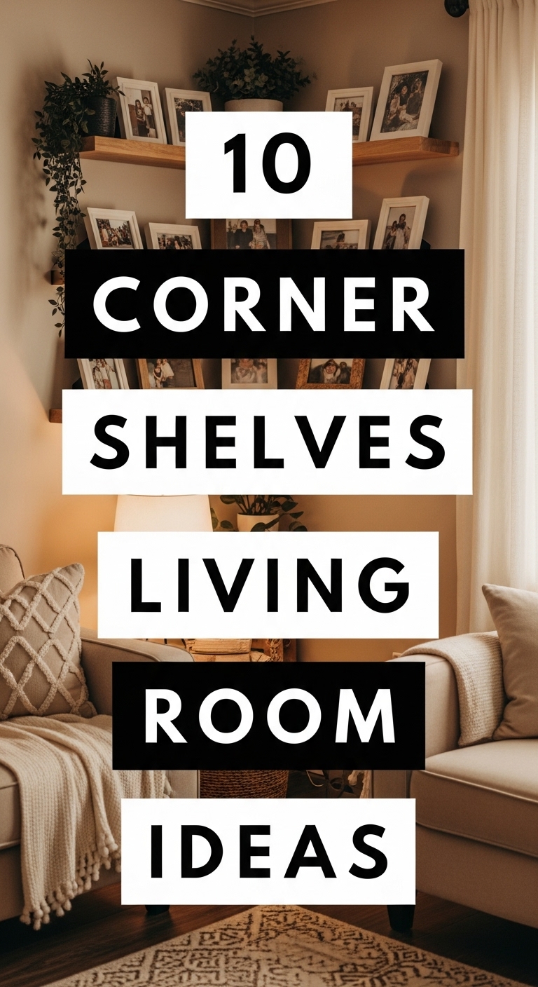 10 Corner Shelves Living Room Ideas