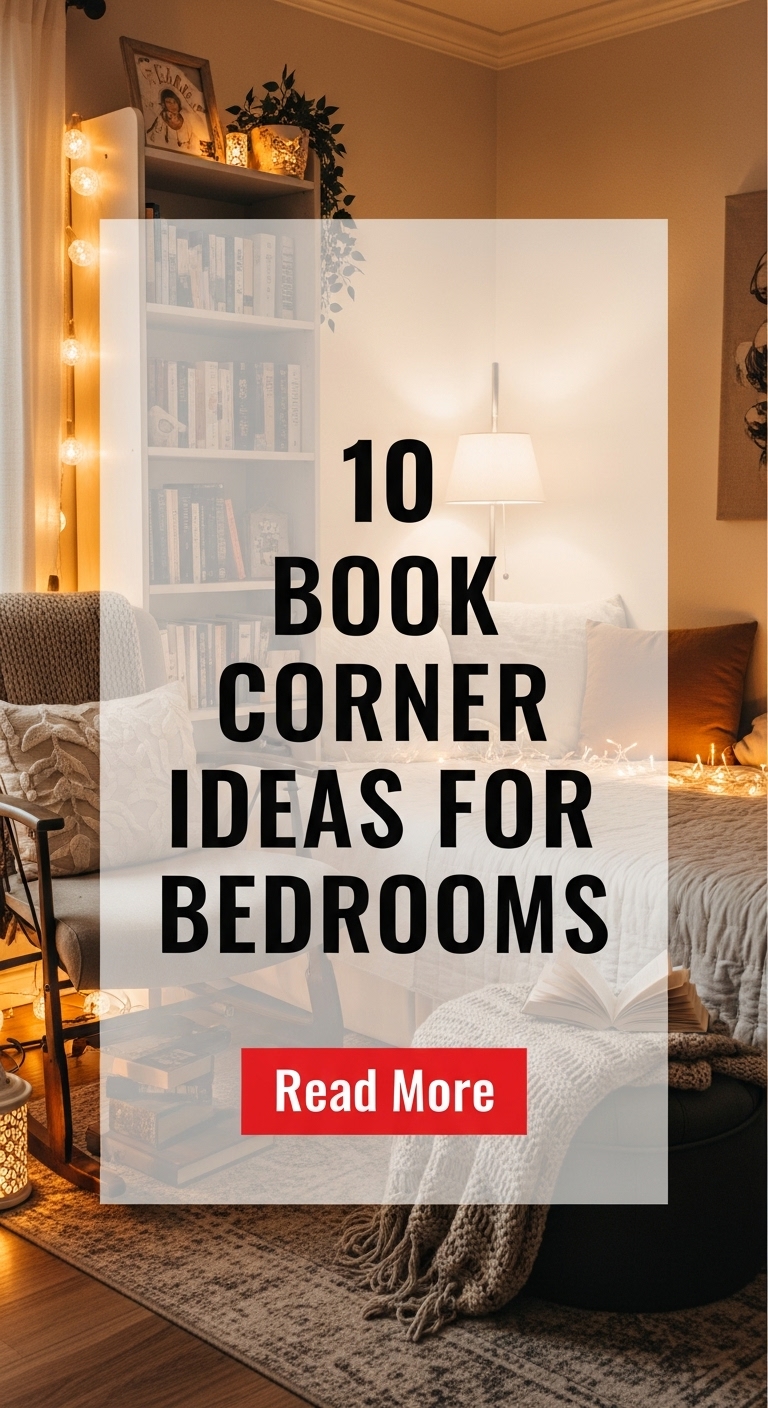 10 Book Corner Ideas for Bedrooms