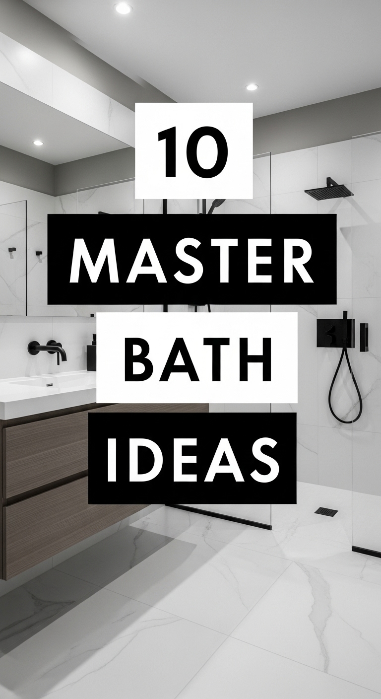 10 Master Bath Ideas