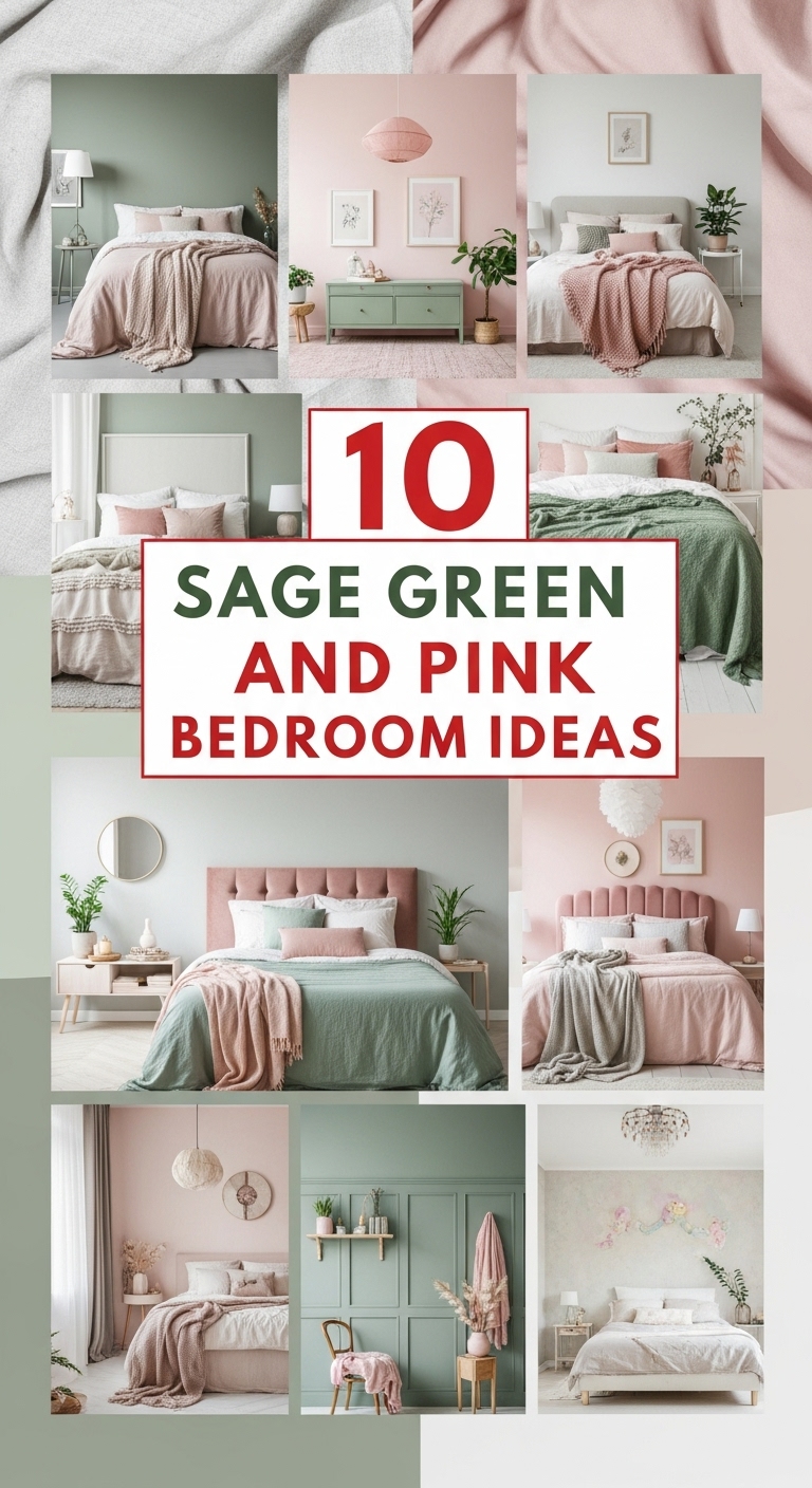 10 Sage Green and Pink Bedroom Ideas