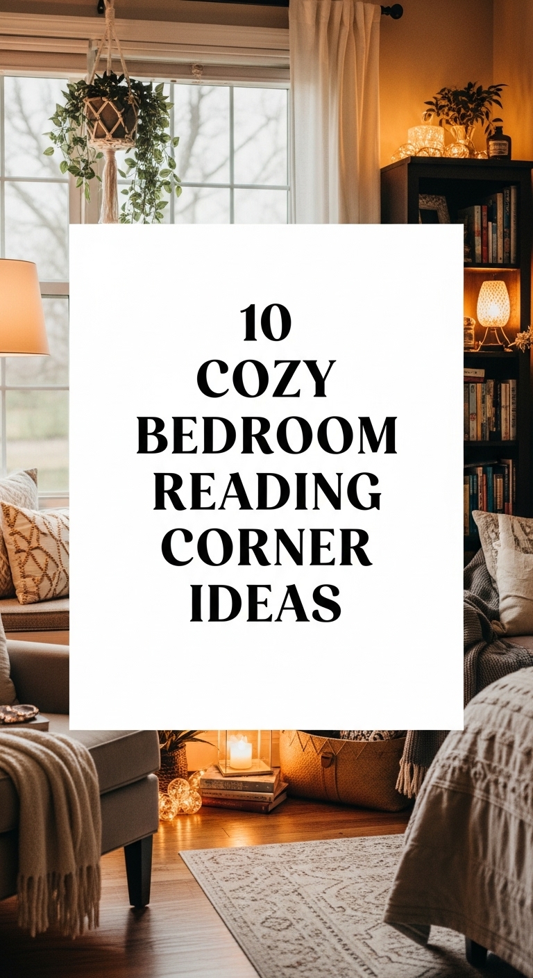10 Cozy Bedroom Reading Corner Ideas