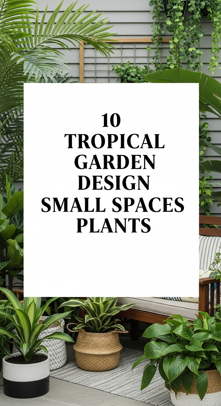 10 Tropical Garden Design Small Spaces Plants