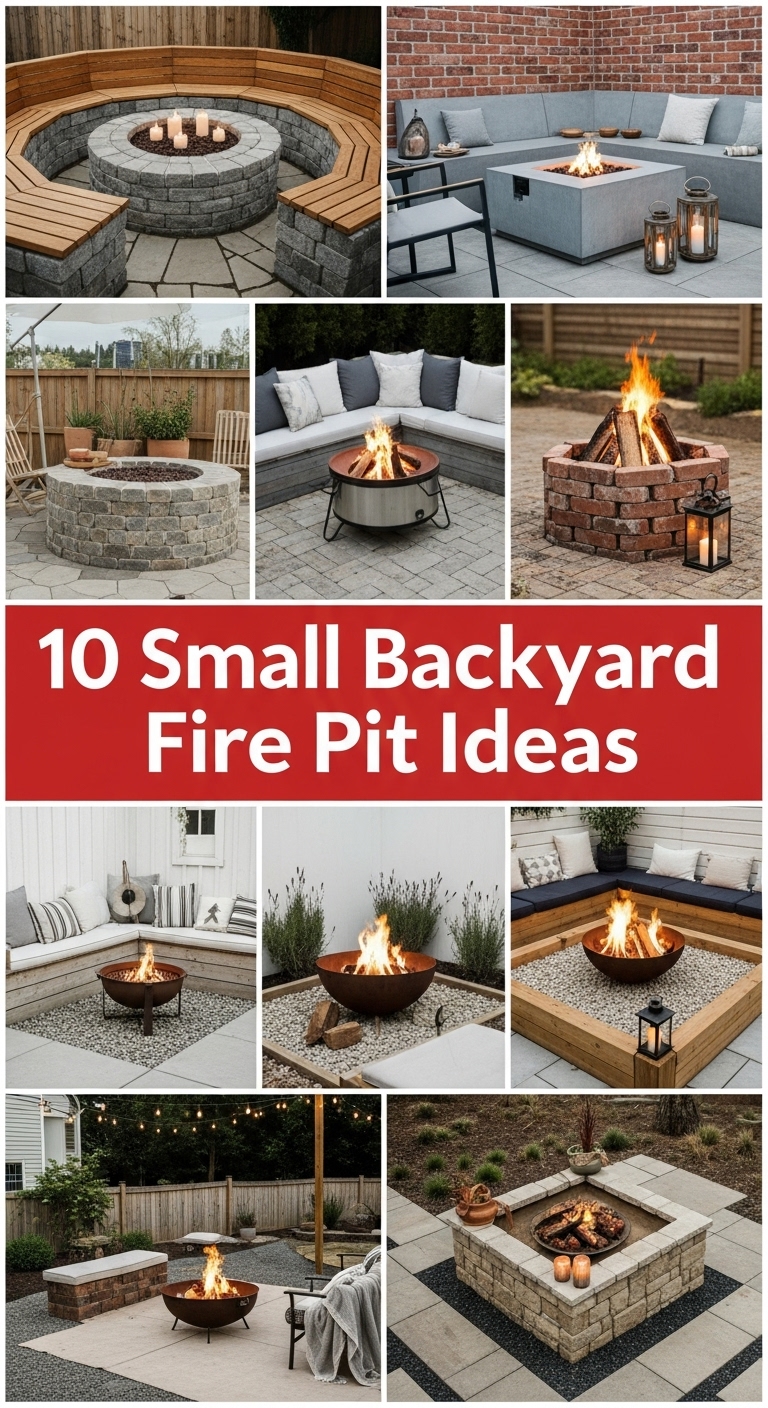 10 Small Backyard Fire Pit Ideas