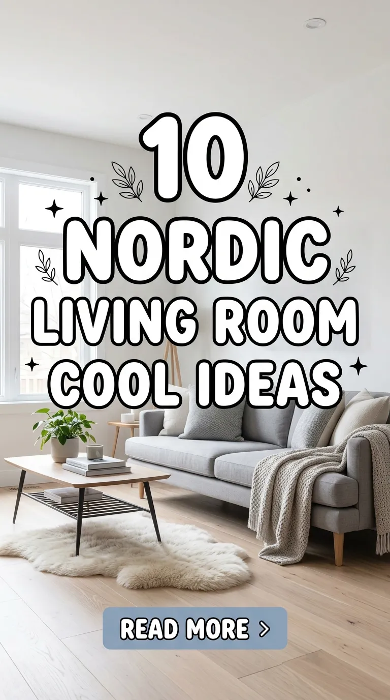 10 Nordic Living Room Cool Ideas