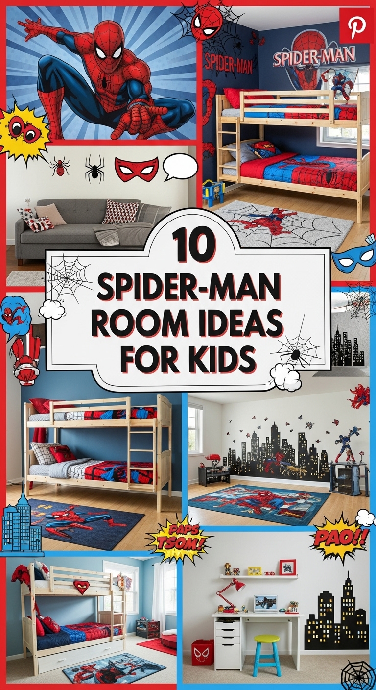 10 Spider-Man Room Ideas for Kids