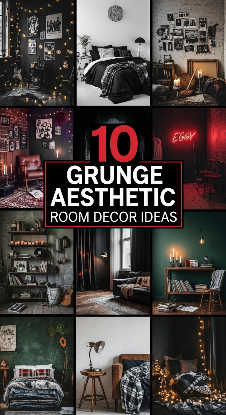 10 Grunge Aesthetic Room Decor Ideas