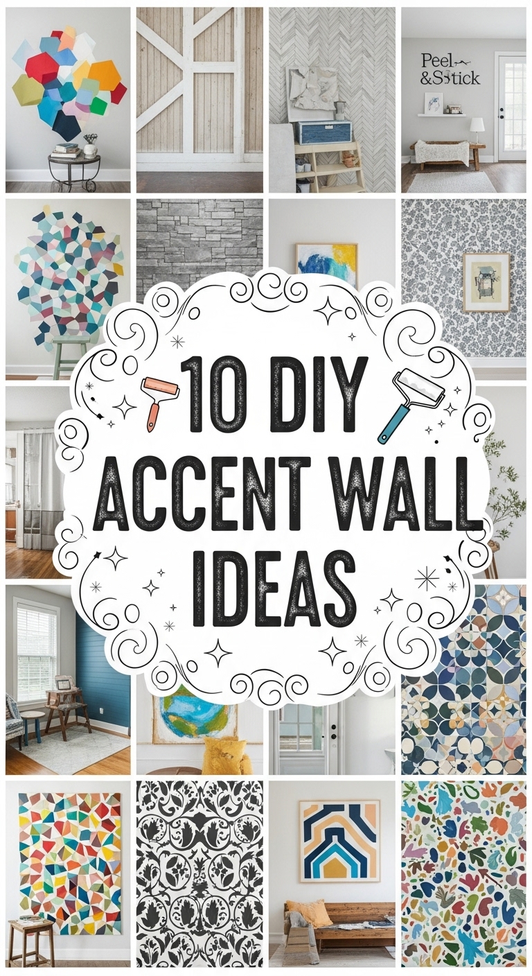 10 DIY Accent Wall Ideas
