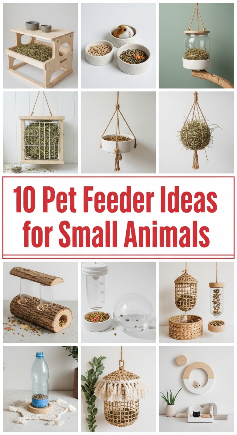 10 Pet Feeder Ideas For Small Animals