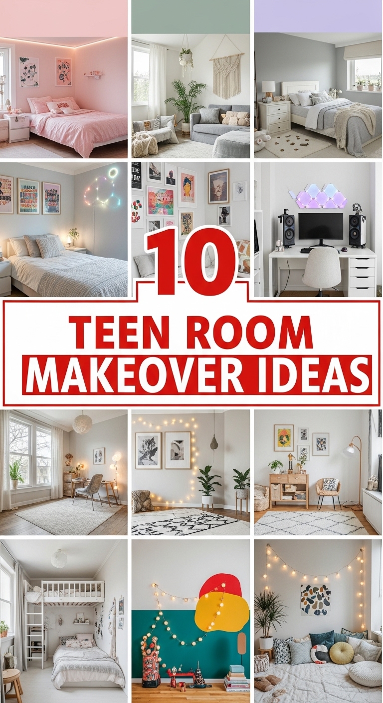 10 Teen Room Makeover Ideas