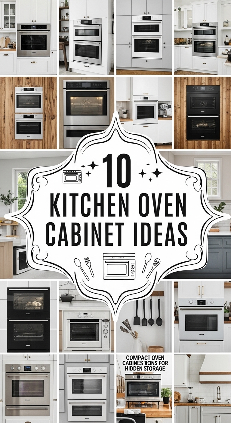 10 Kitchen Oven Cabinet Ideas