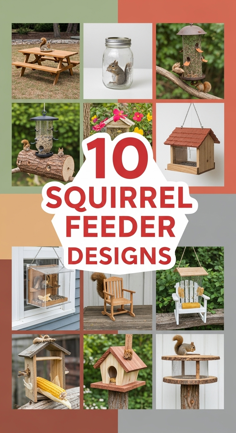 10 Squirrel Feeder Designs