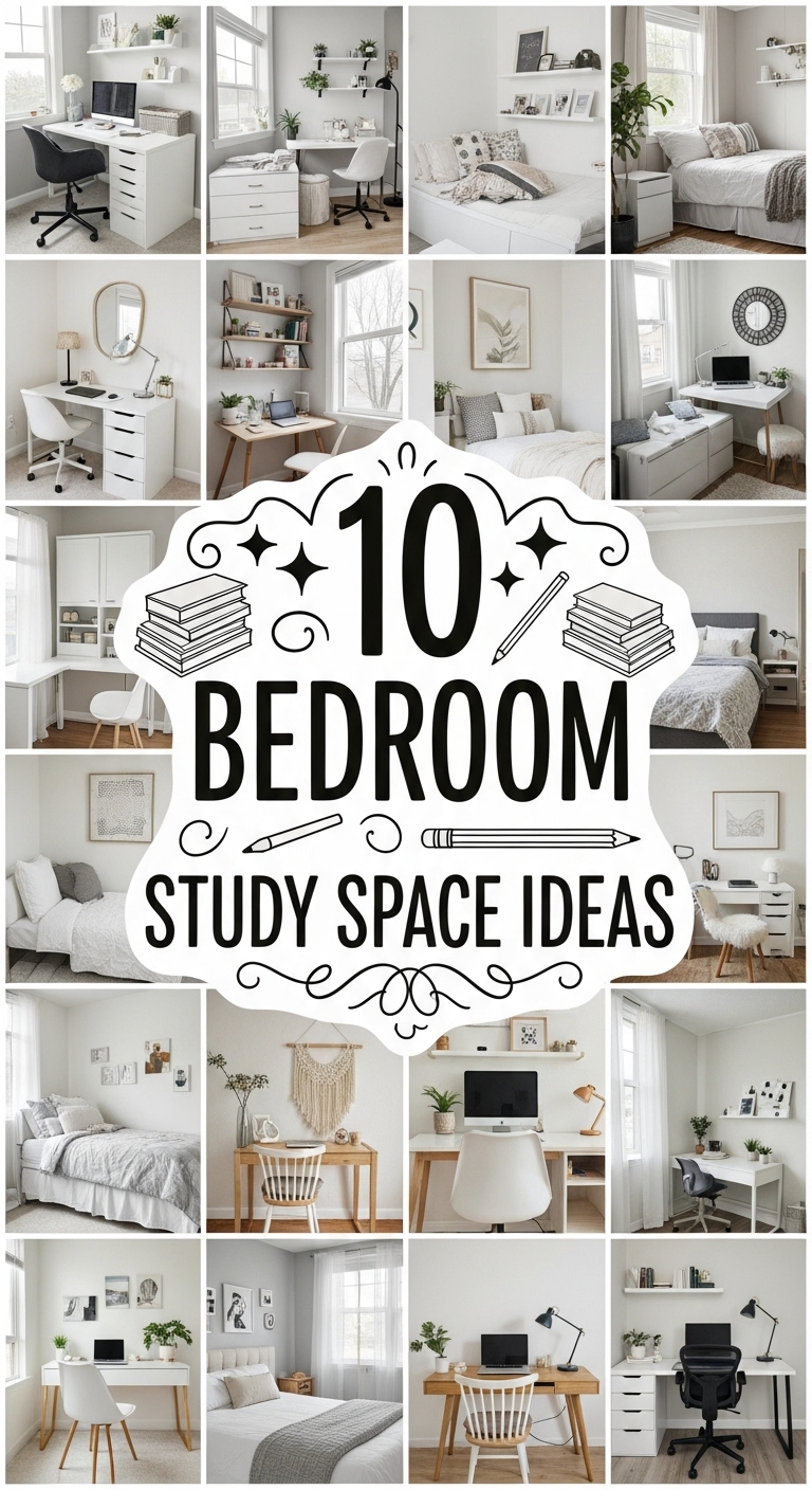 10 Bedroom Study Space Ideas