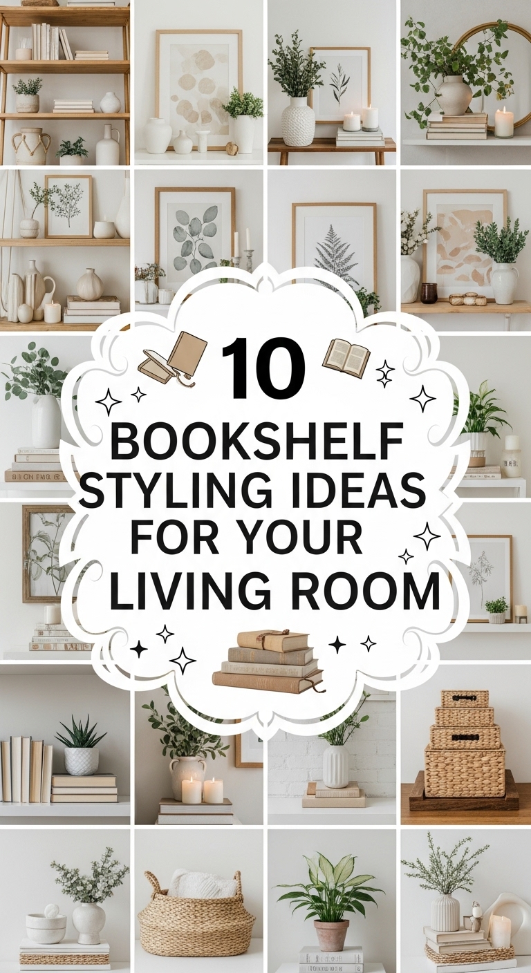 10 Bookshelf Styling Ideas For Your Living Room