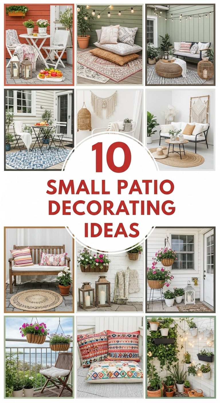 10 Small Patio Decorating Ideas