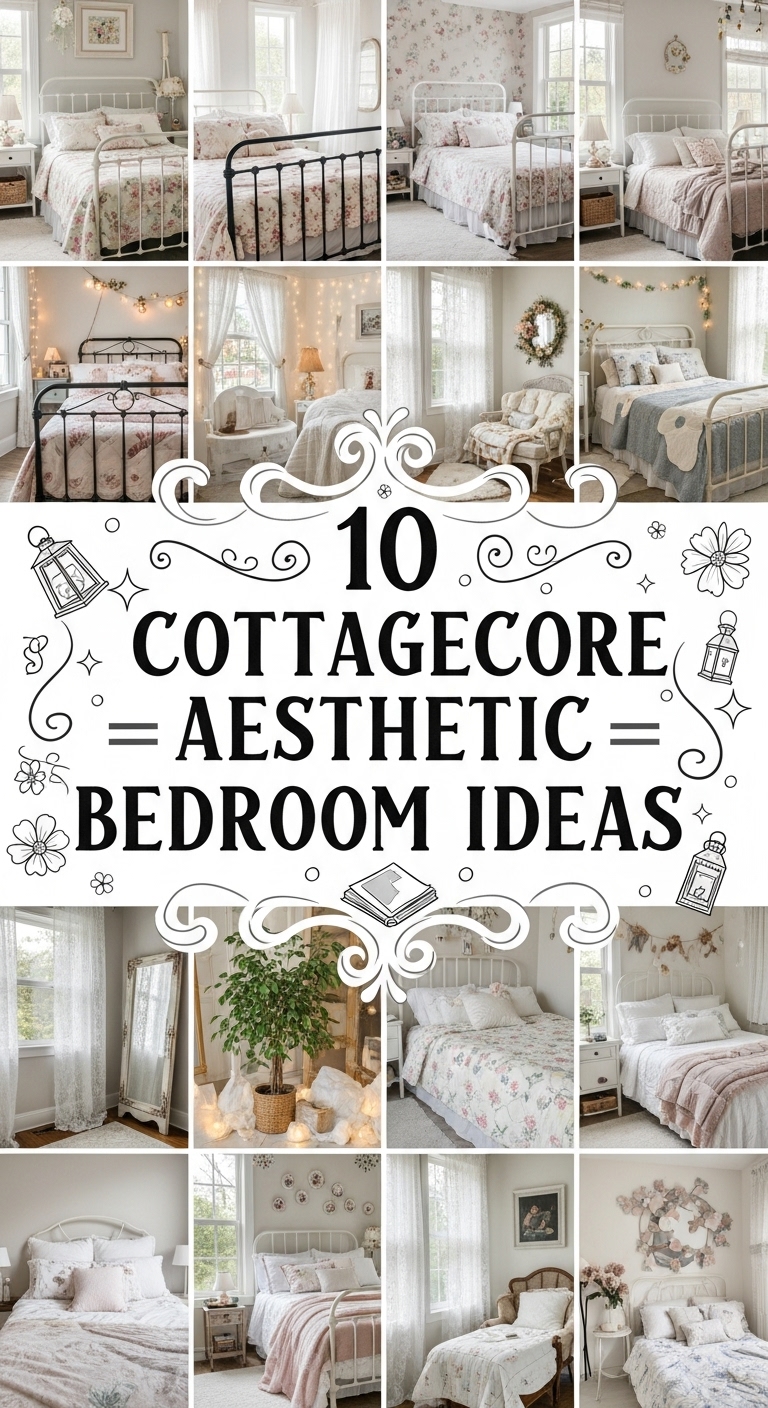 10 Cottagecore Aesthetic Bedroom Ideas