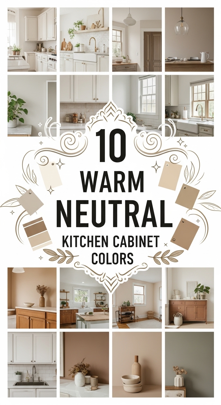 10 Warm Neutral Kitchen Cabinet Colors