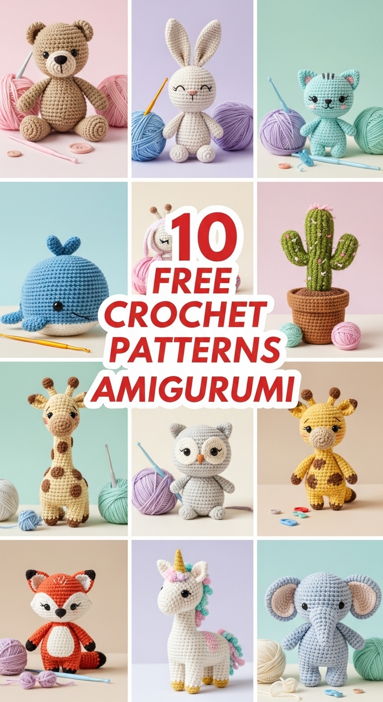 10 Free Crochet Patterns Amigurumi