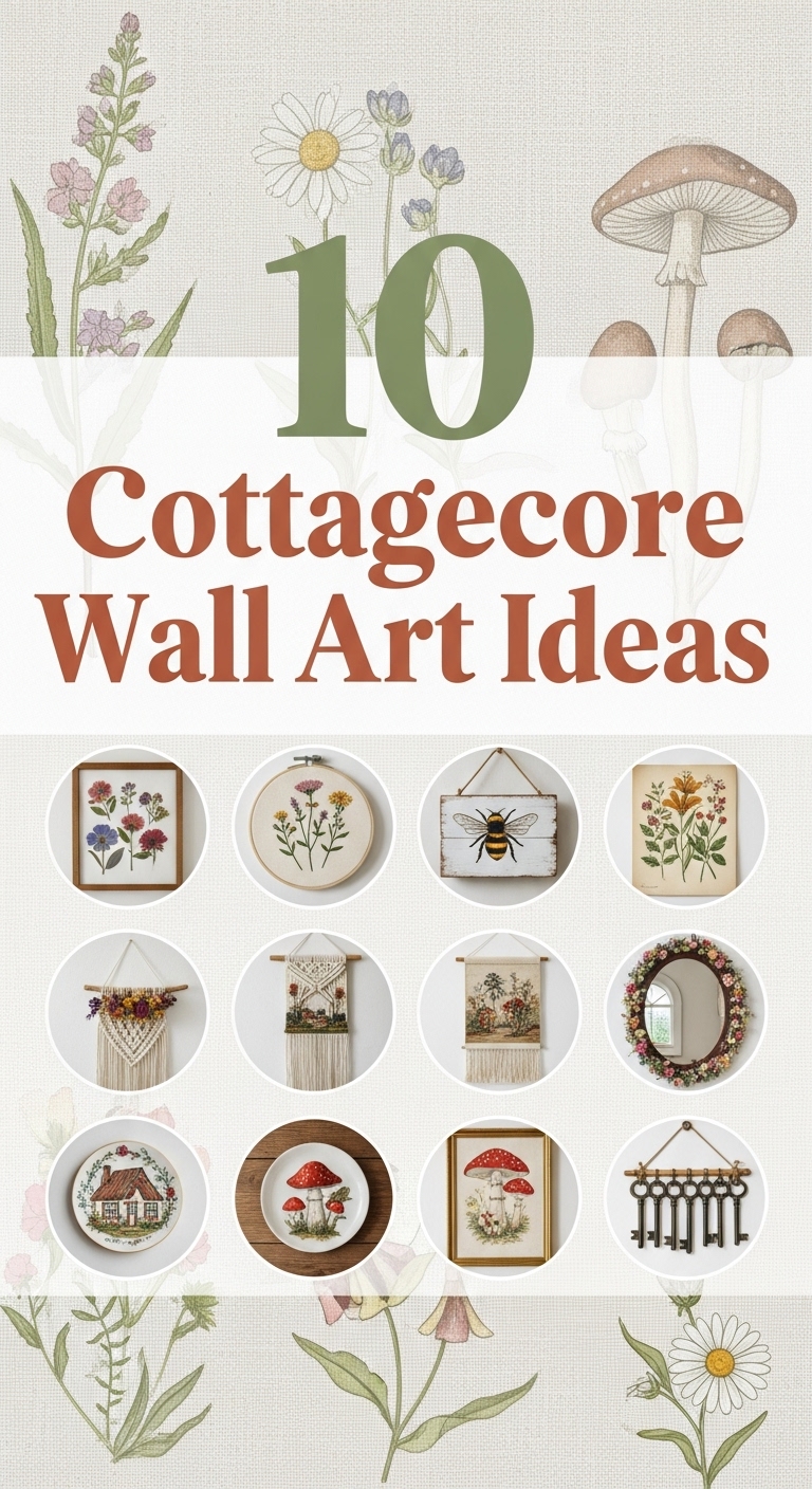 10 Cottagecore Wall Art Ideas