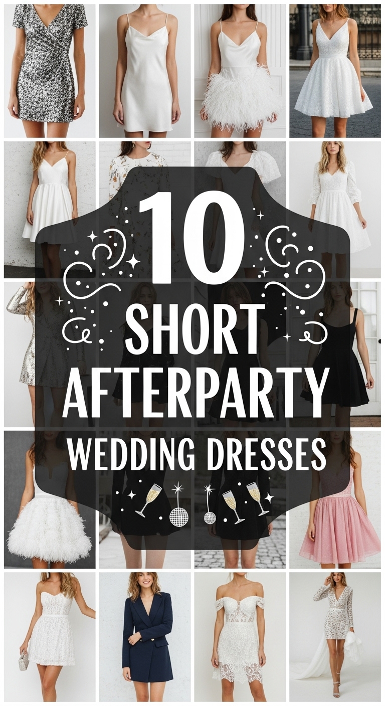 10 Short Afterparty Wedding Dresses