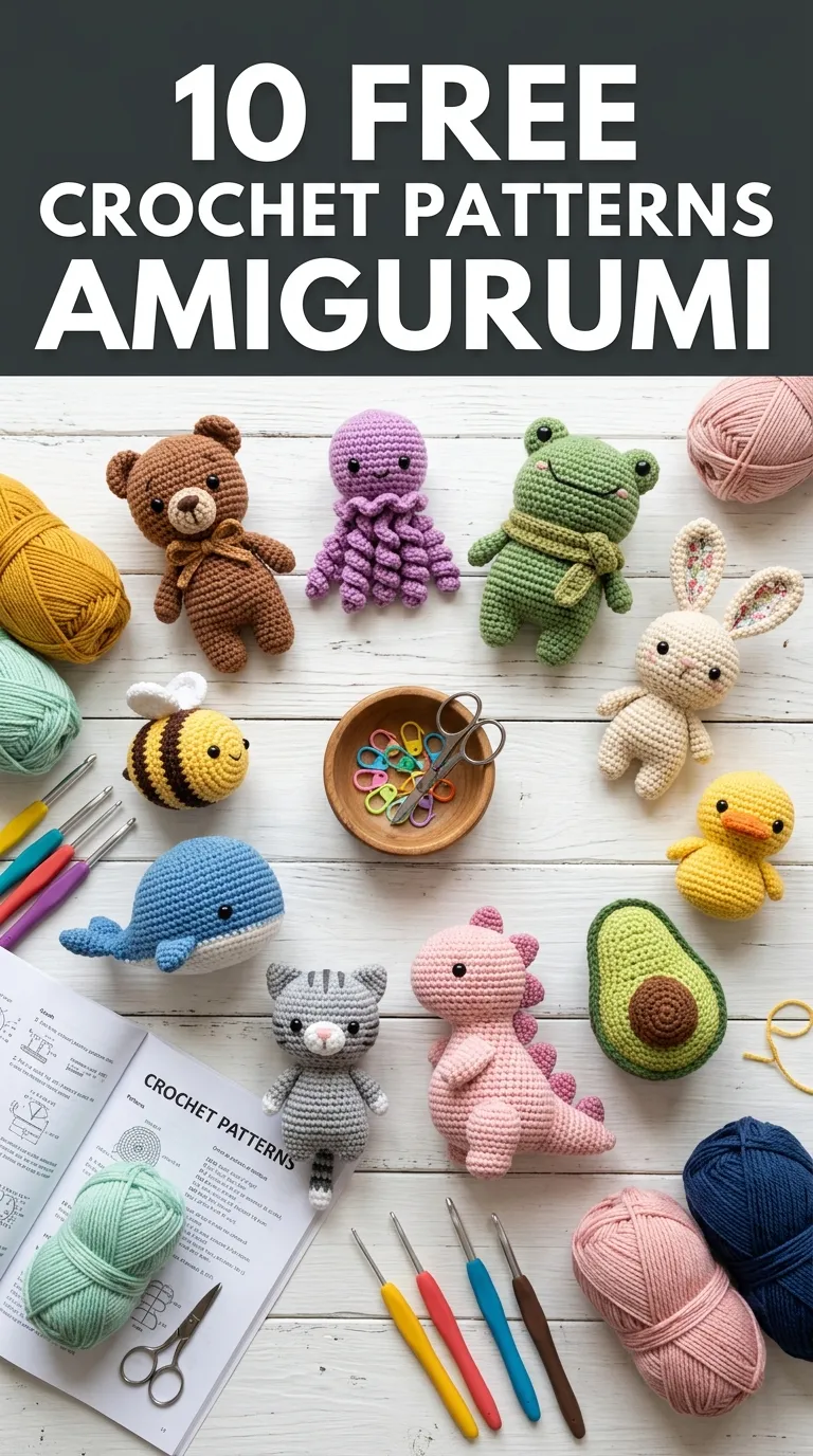 10 Free Crochet Patterns Amigurumi