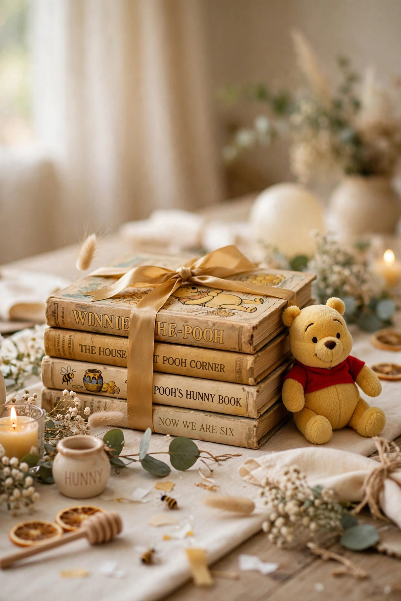 2. Storybook Stack Centerpieces