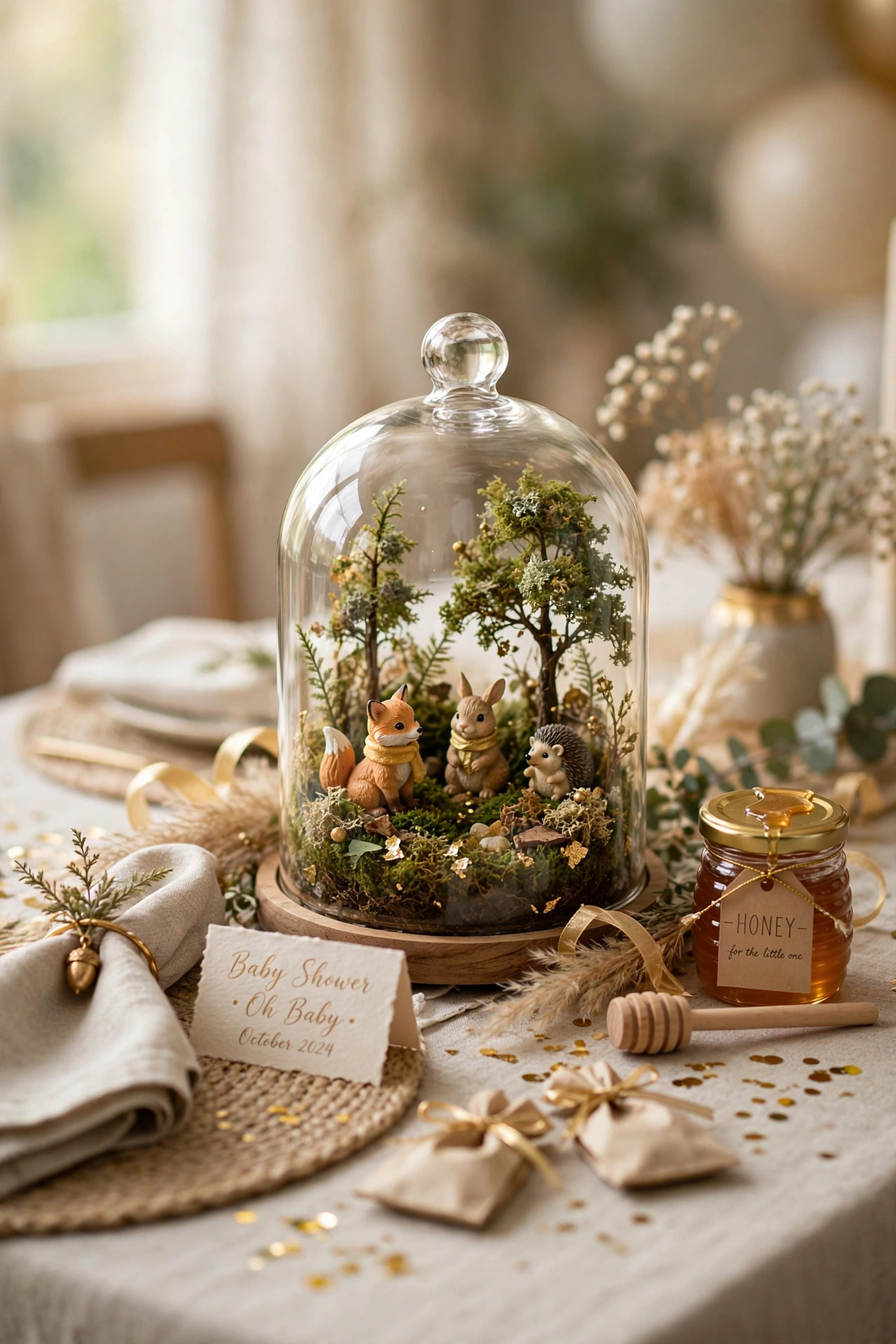 4. Woodland Terrariums with Miniature Figures