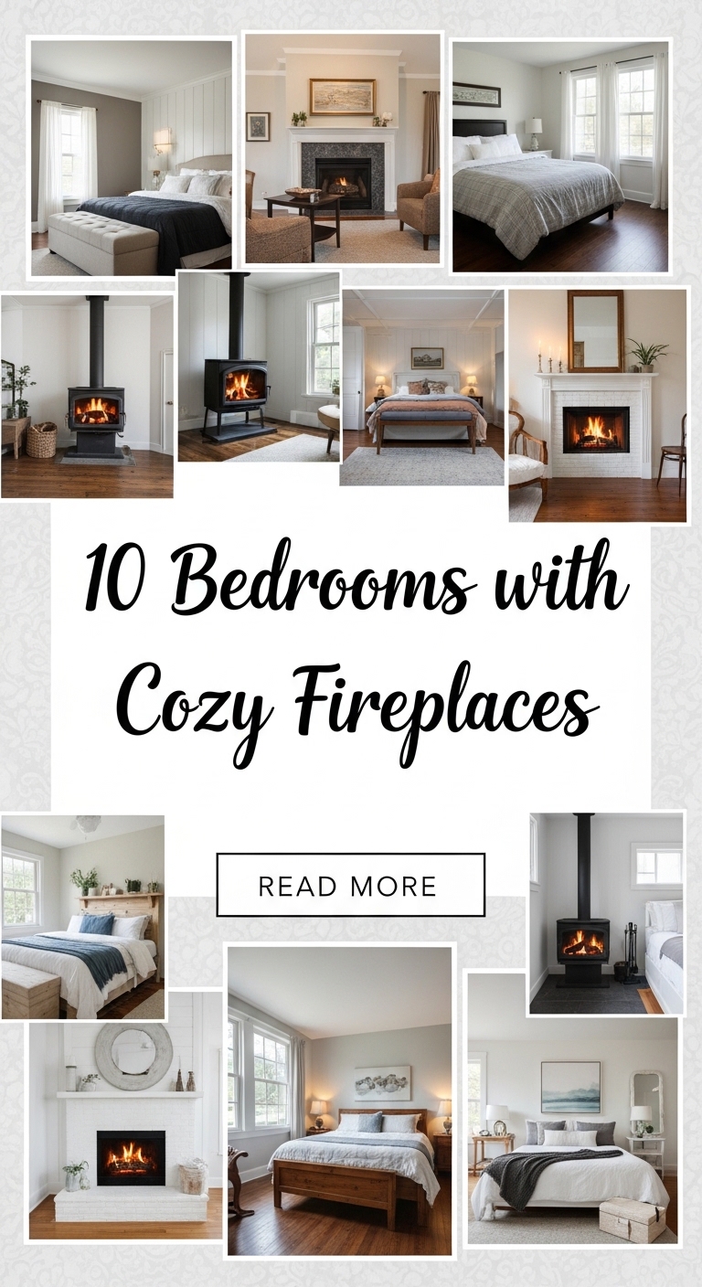 10 Bedrooms with Cozy Fireplaces