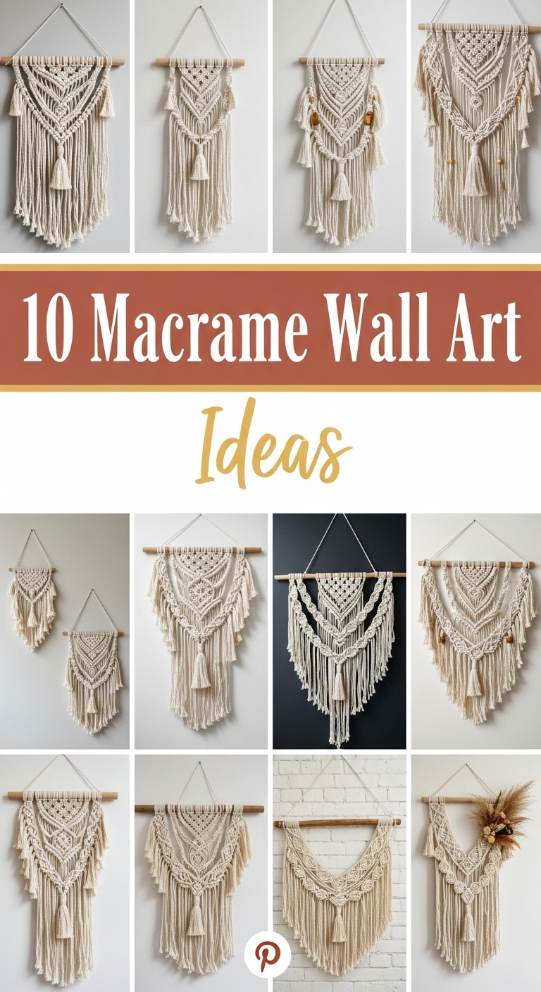 10 Macrame Wall Art Ideas