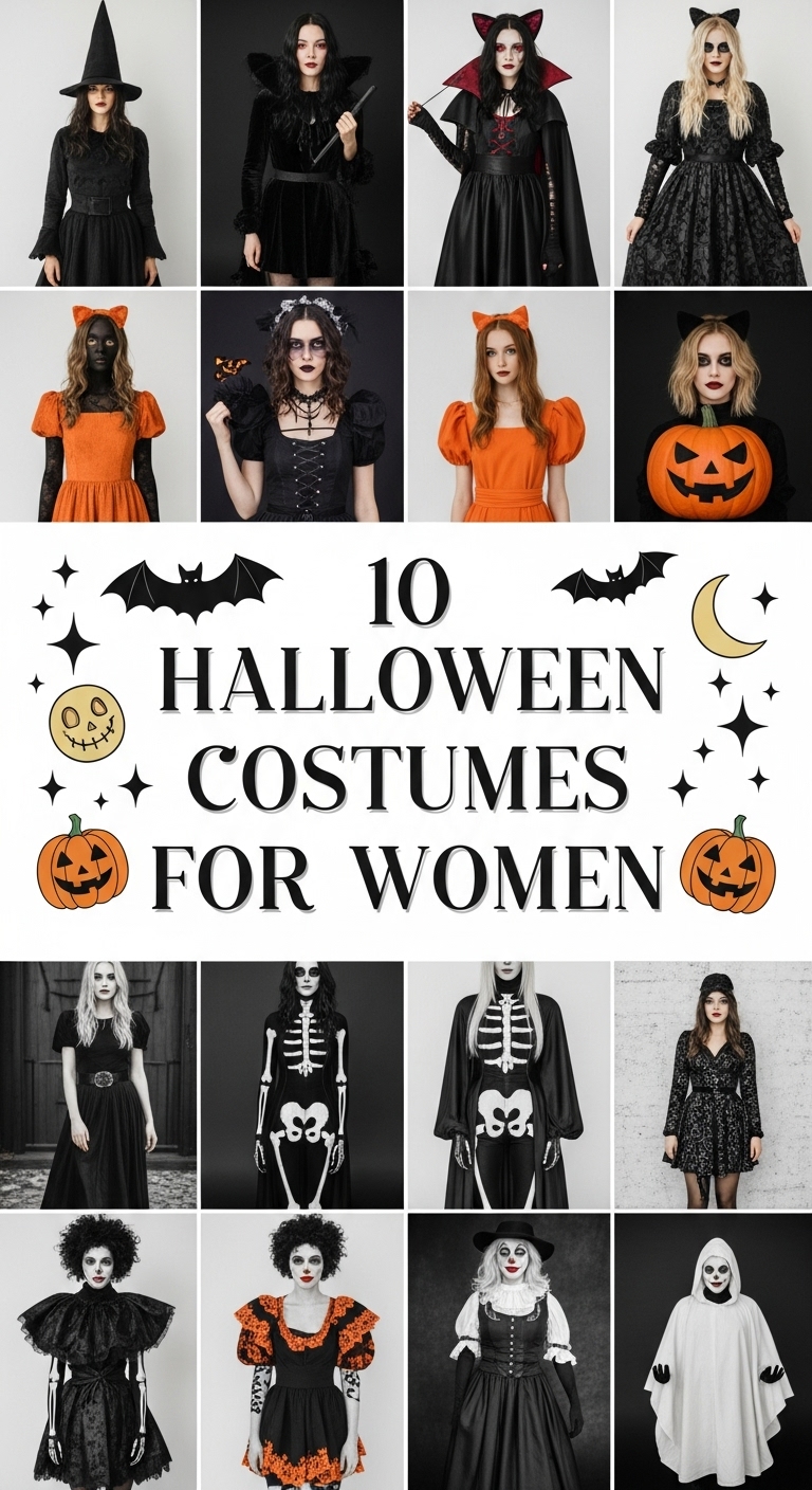 10 Halloween Costumes for Women