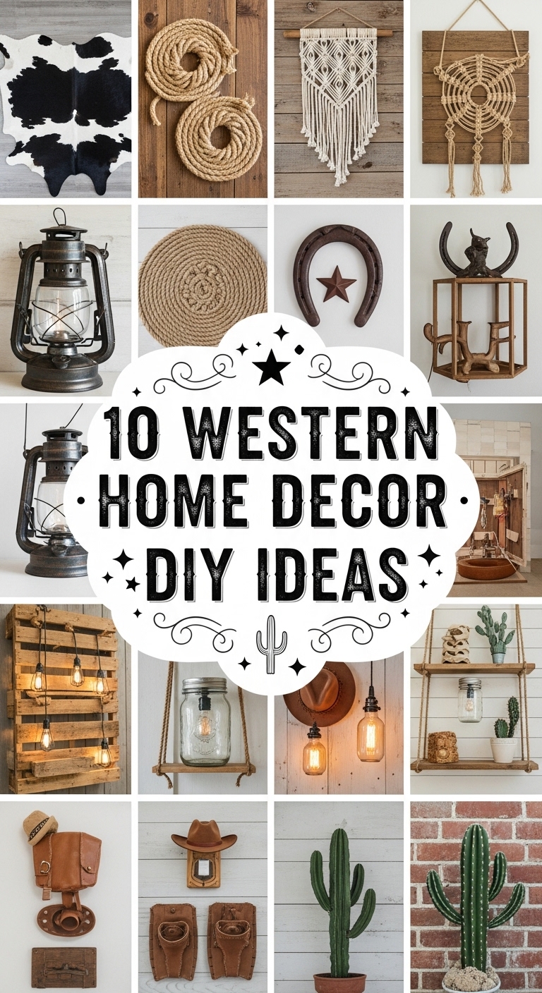 10 Western Home Decor DIY Ideas