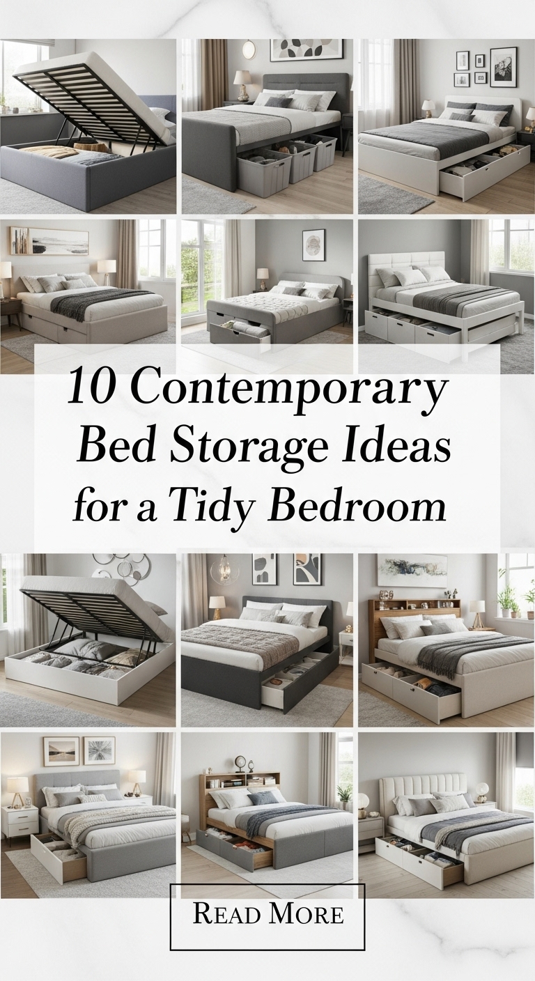  10 Contemporary Bed Storage Ideas for a Tidy Bedroom