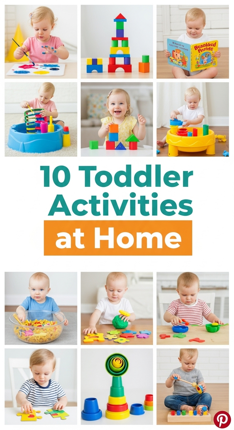 10 Toddler Activities at Home