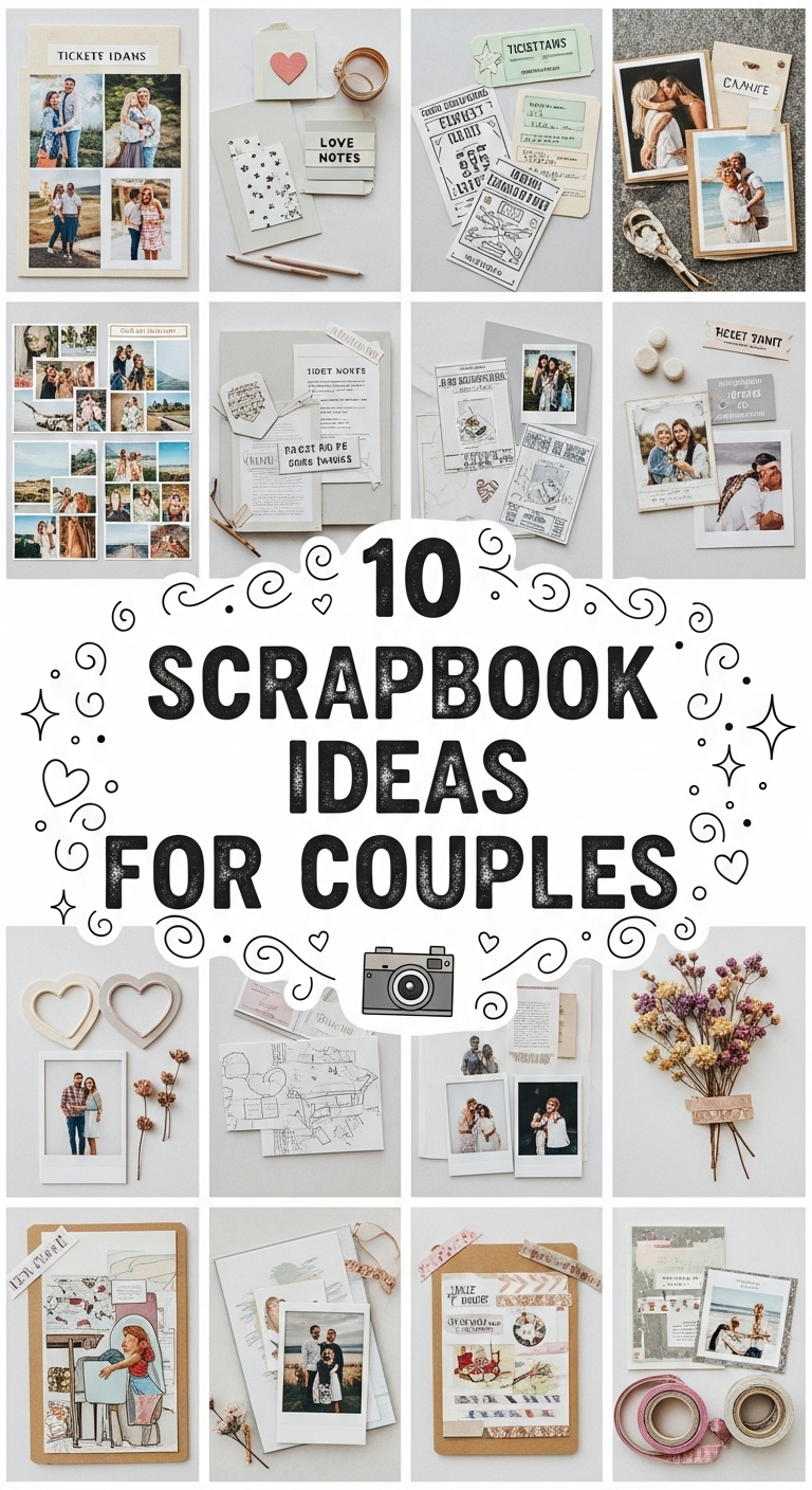 10 Scrapbook Ideas for Couples