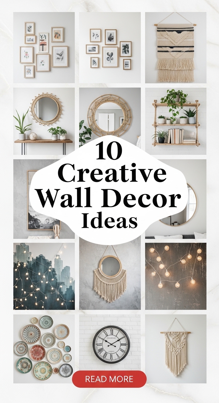 10 Creative Wall Decor Ideas