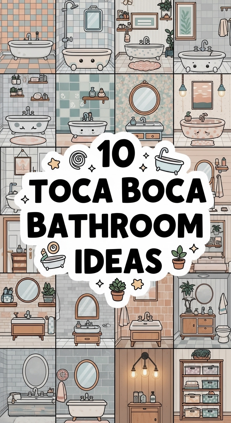 10 Toca Boca Bathroom Ideas