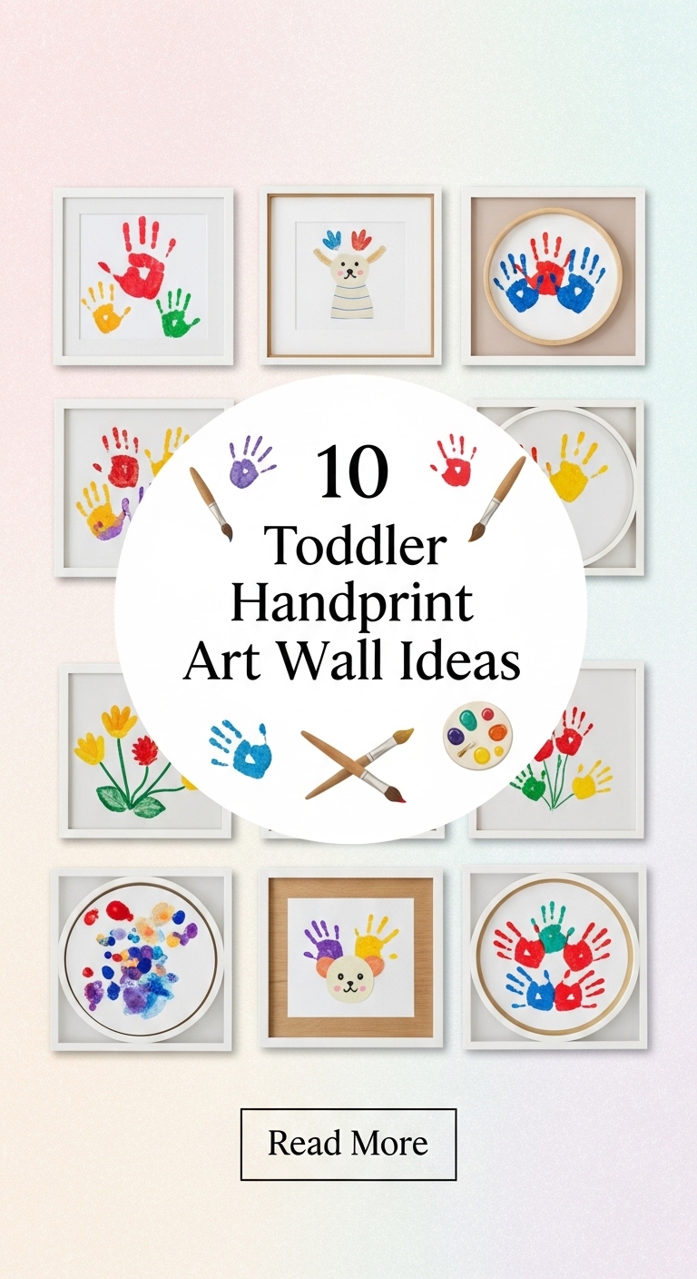 10 Toddler Handprint Art Wall Ideas