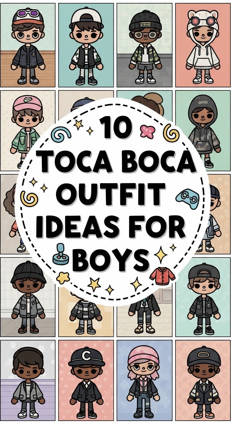 10 Toca Boca Outfit Ideas for Boys