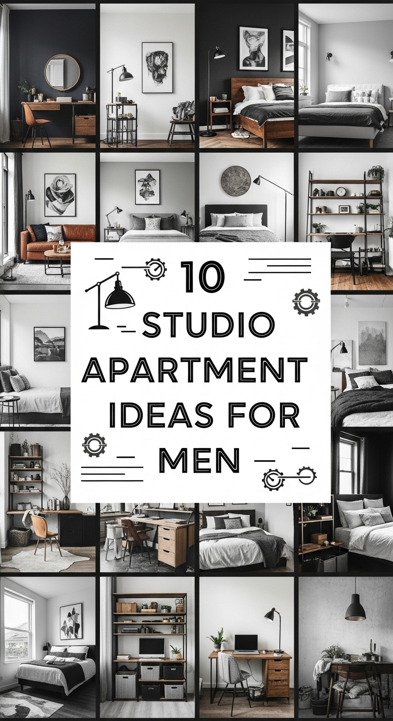 10 Studio Apartment Ideas for Men