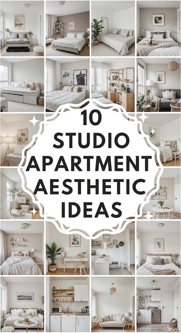 10 Studio Apartment Aesthetic Ideas