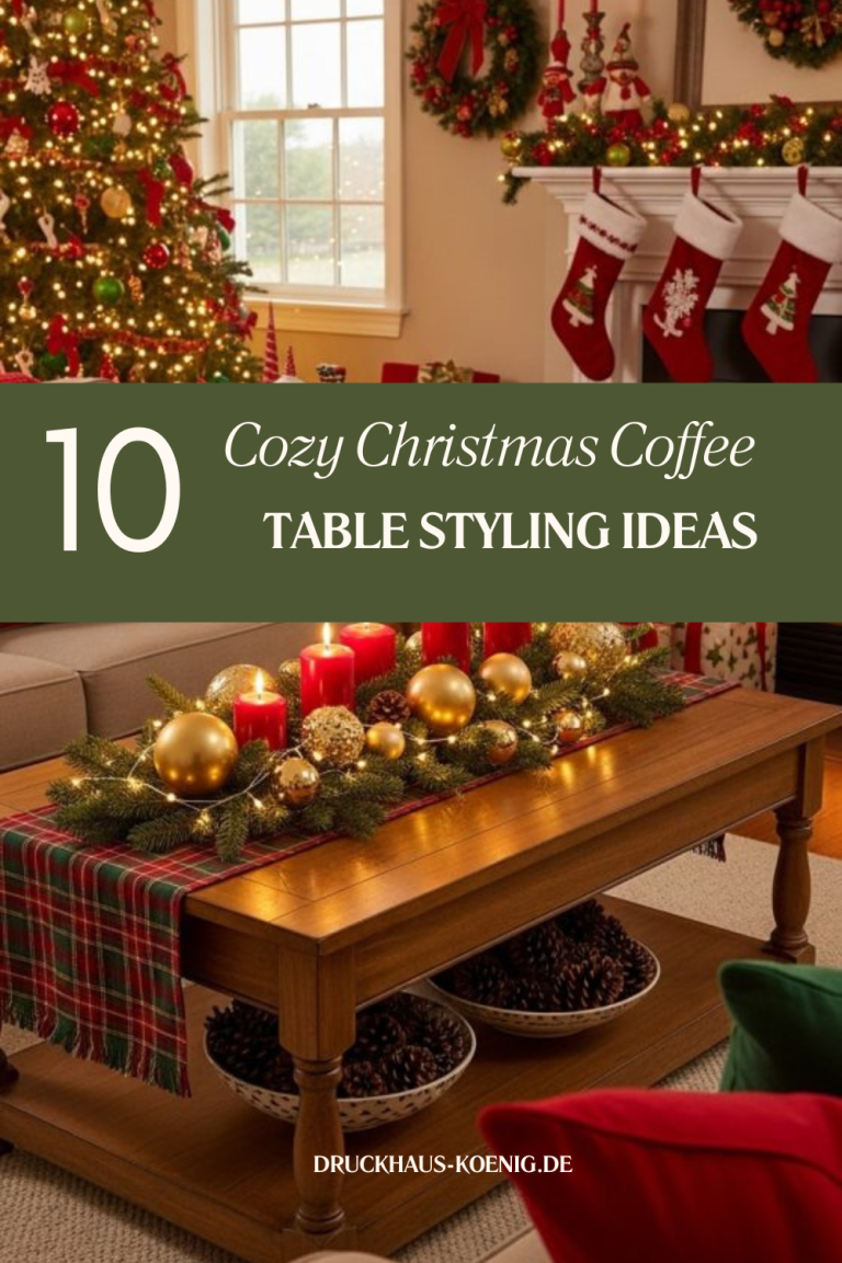  10 Cozy Christmas Coffee Table Styling Ideas