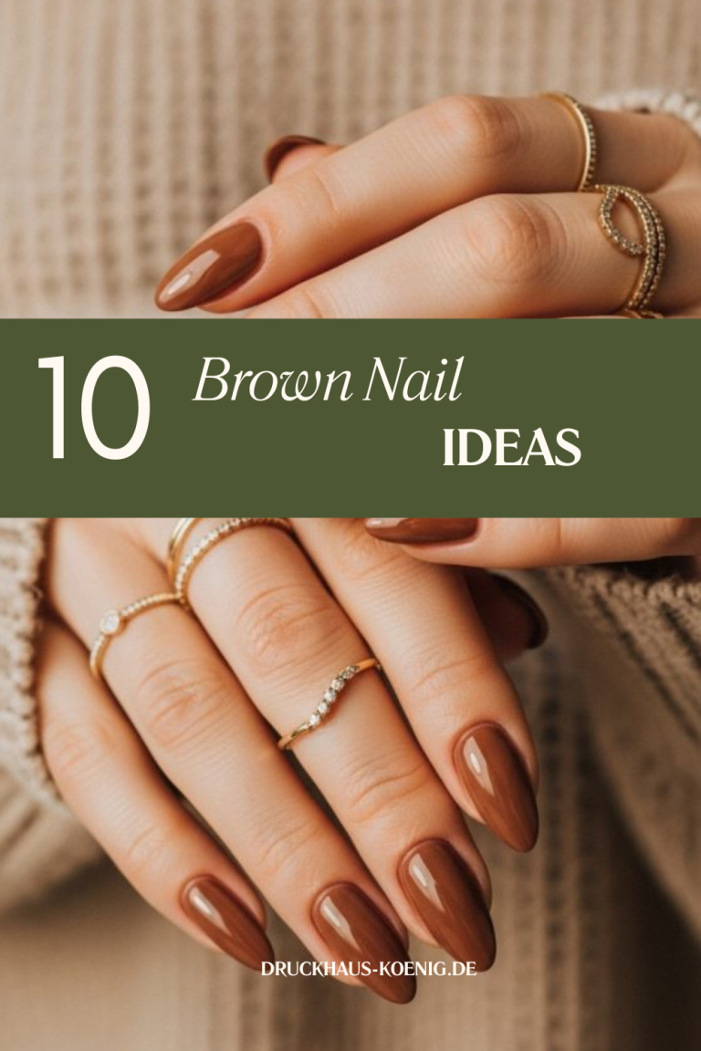  10 Brown Nail Ideas