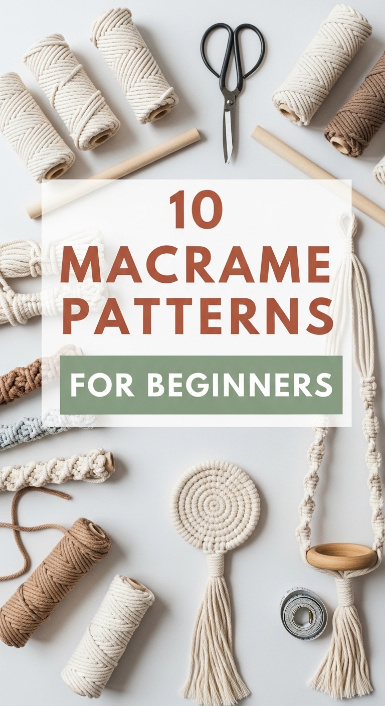 10 Macrame Patterns for Beginners