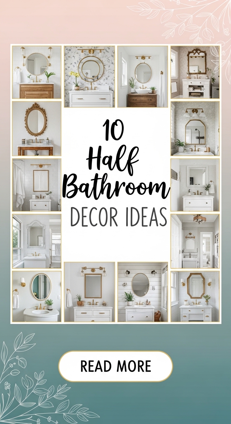 10 Half Bathroom Decor Ideas