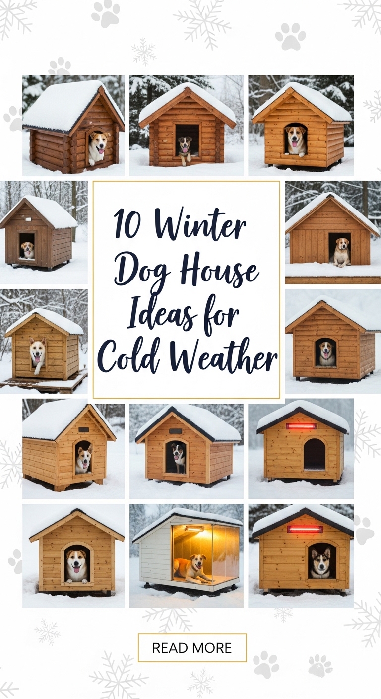 10 Winter Dog House Ideas for Cold Weather