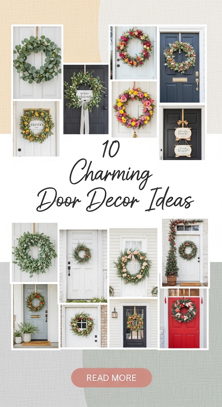 10 Charming Door Decor Ideas