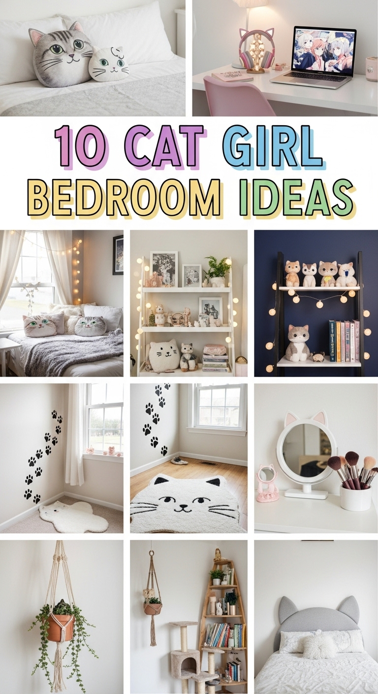 10 Cat Girl Bedroom Ideas