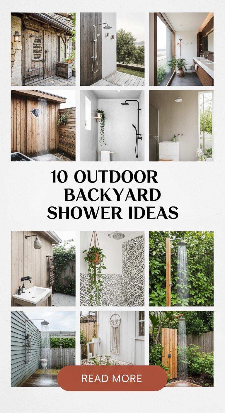 10 Outdoor Backyard Shower Ideas