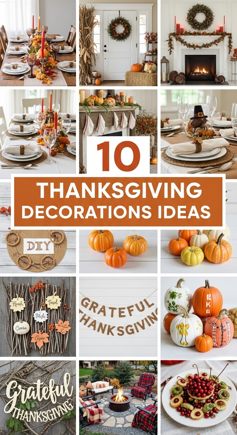 10 Thanksgiving Decorations Ideas